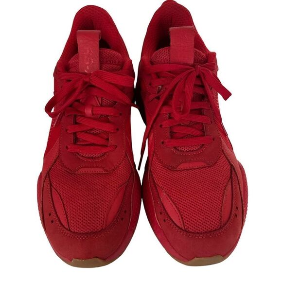 COPY - Puma Red Solid Man's Athletic Running Shoes EUC - Picture 1 of 5